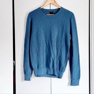 J. Crew Men's Classic Blue Crewneck Sweater